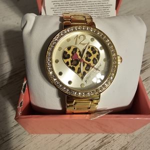Betsey Johnson gold watch offers welcome